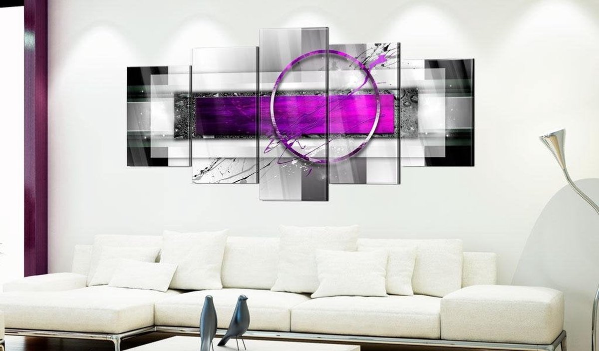 Afbeelding op acrylglas - Violet Rim [Glass]